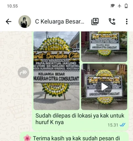 Pengiriman Papan Bunga Duka Kuningan Jakarta